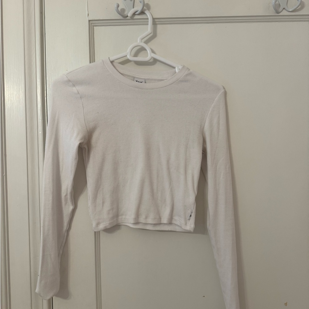 TNA White Long Sleeve Tee